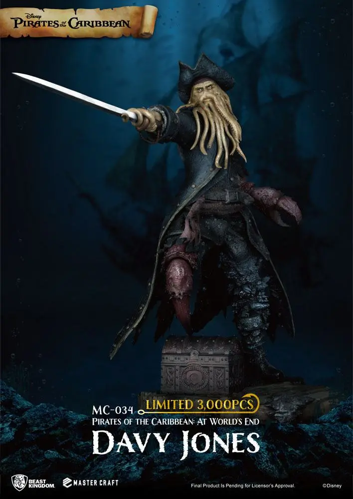 Pirates of the Caribbean: At World's End Master Craft Socha Davy Jones 42 cm produktová fotografia