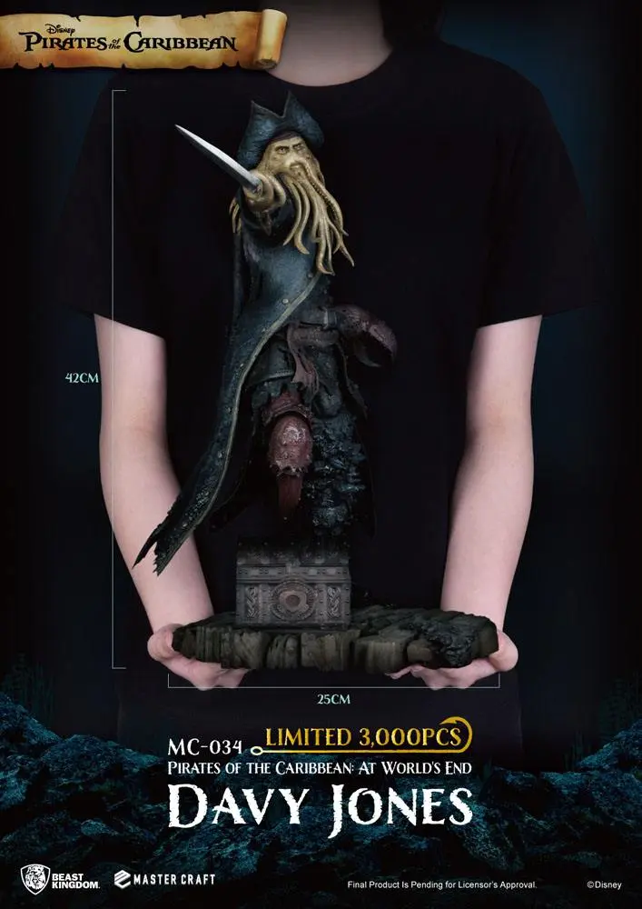 Pirates of the Caribbean: At World's End Master Craft Socha Davy Jones 42 cm produktová fotografia