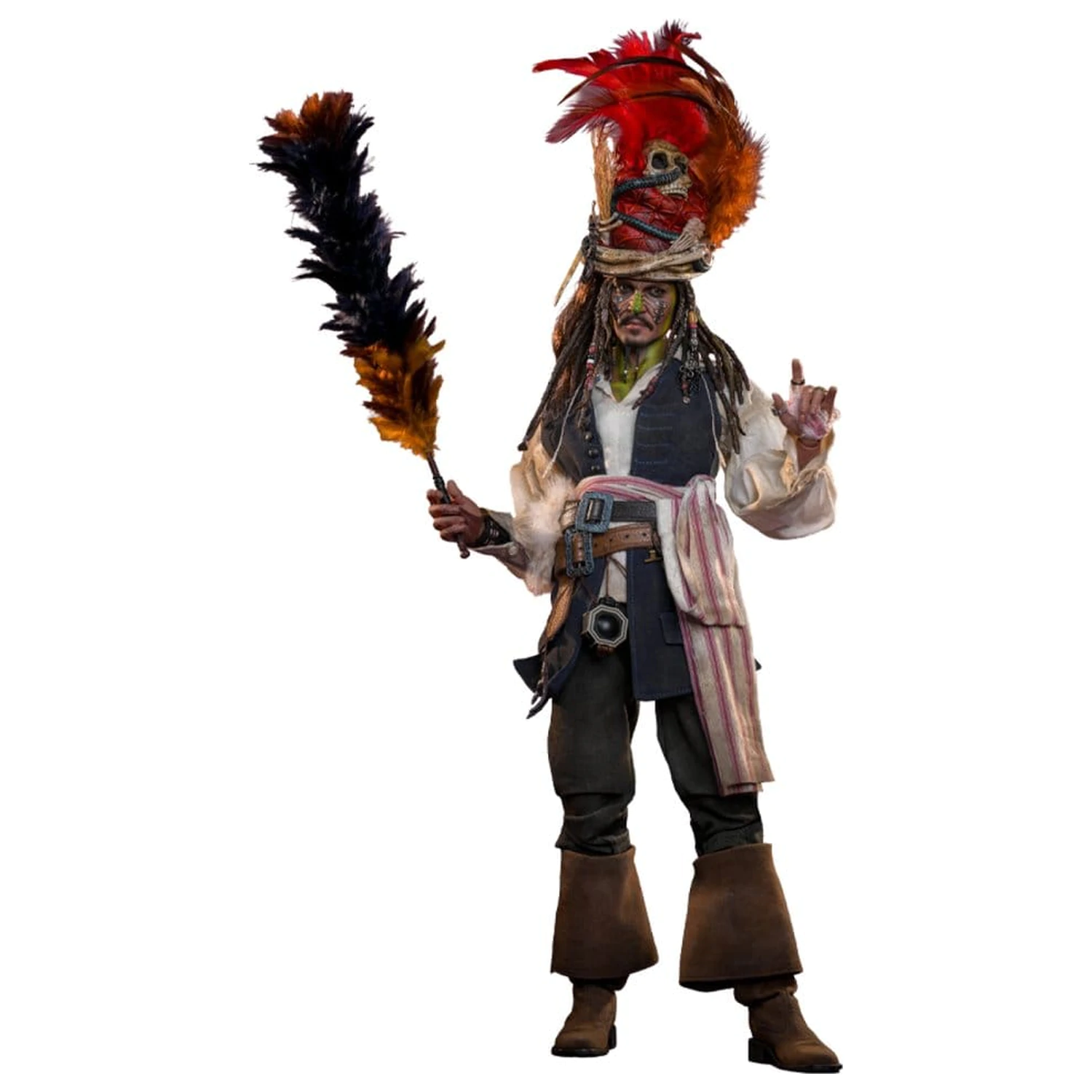 Pirates of the Caribbean: Dead Man's Chest Action DX figúrka 1/6 Pelegostos Chief Jack Sparrow 30 cm produktová fotografia