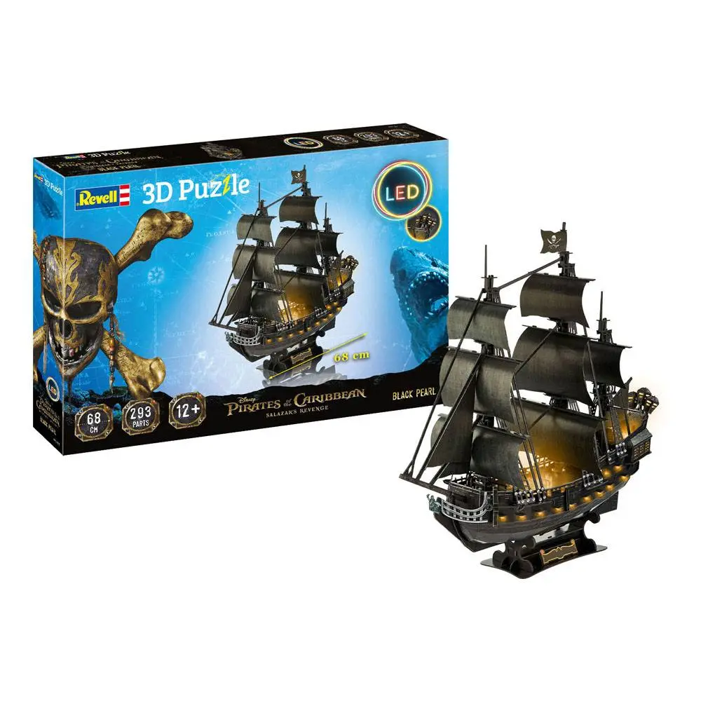 Pirates of the Caribbean: Dead Men Tell No Tales 3D Puzzle Black Pearl LED Edition termékfotó