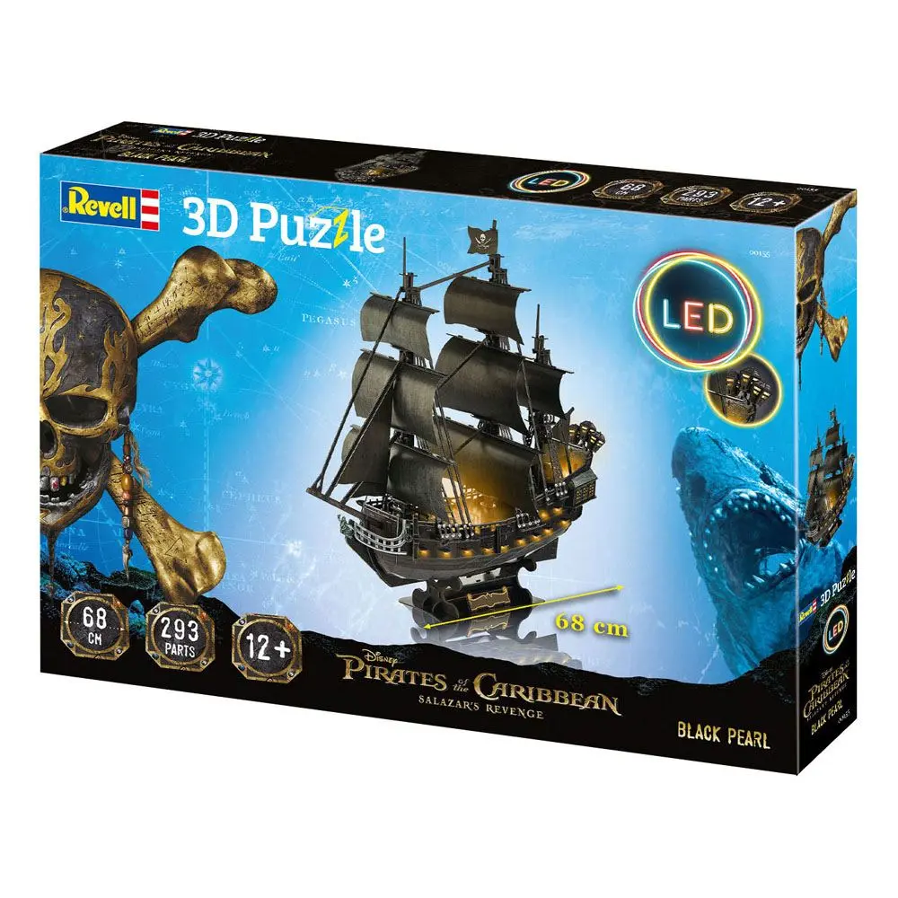 Pirates of the Caribbean: Dead Men Tell No Tales 3D Puzzle Black Pearl LED Edition termékfotó