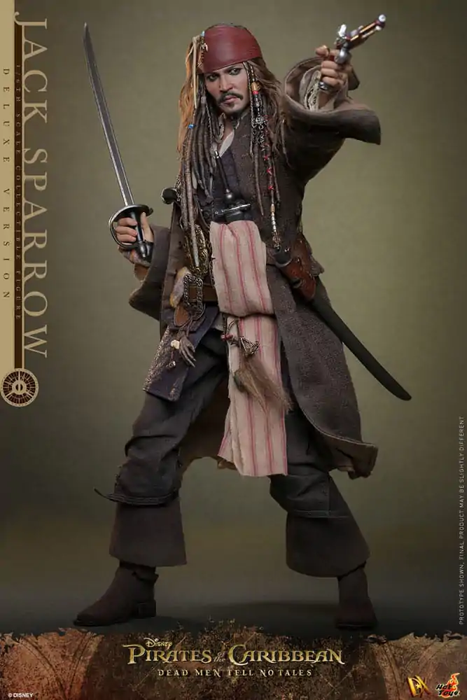 Pirates of the Caribbean: Dead Men Tell No Tales DX Akčná Figúrka 1/6 Jack Sparrow (Deluxe Version) 30 cm produktová fotografia