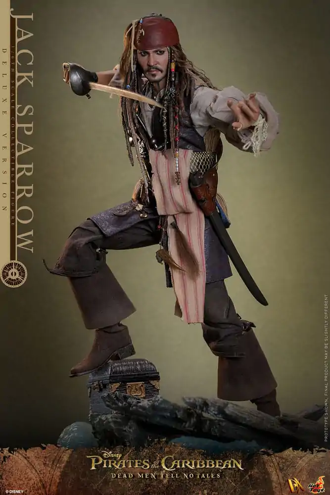 Pirates of the Caribbean: Dead Men Tell No Tales DX Akčná Figúrka 1/6 Jack Sparrow (Deluxe Version) 30 cm produktová fotografia