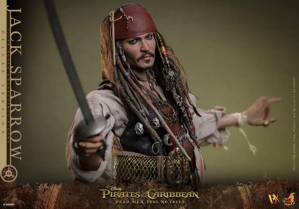 Pirates of the Caribbean: Dead Men Tell No Tales DX Akčná Figúrka 1/6 Jack Sparrow (Deluxe Version) 30 cm produktová fotografia