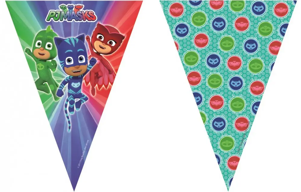 PJ Masks, vlajková girlanda PJ Masks 2,3 m produktová fotografia