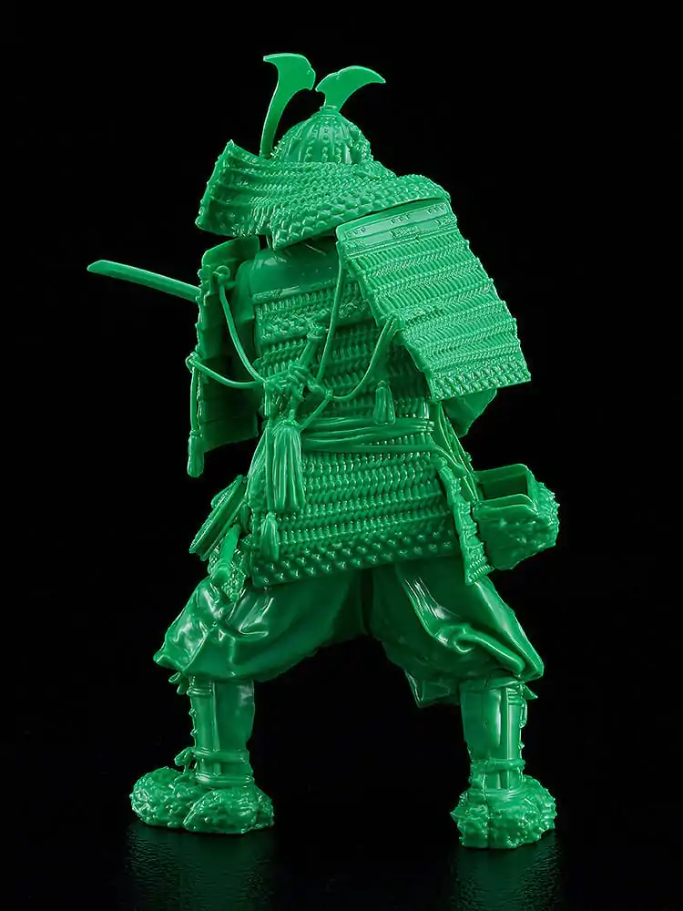 PLAMAX Plastic Model Kit 1/12 Kamakura Period Armored Warrior: Green Color Edition 13 cm – Plastiková modelová stavebnica produktová fotografia