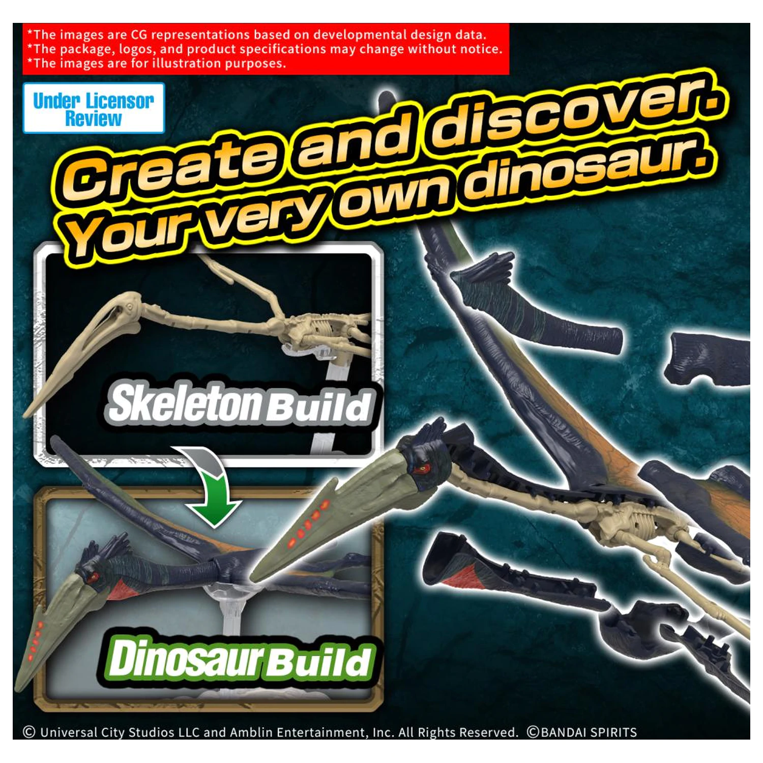 Plannosaurus Jurassic World Quetzalcoatlus Model Kit produktová fotografia