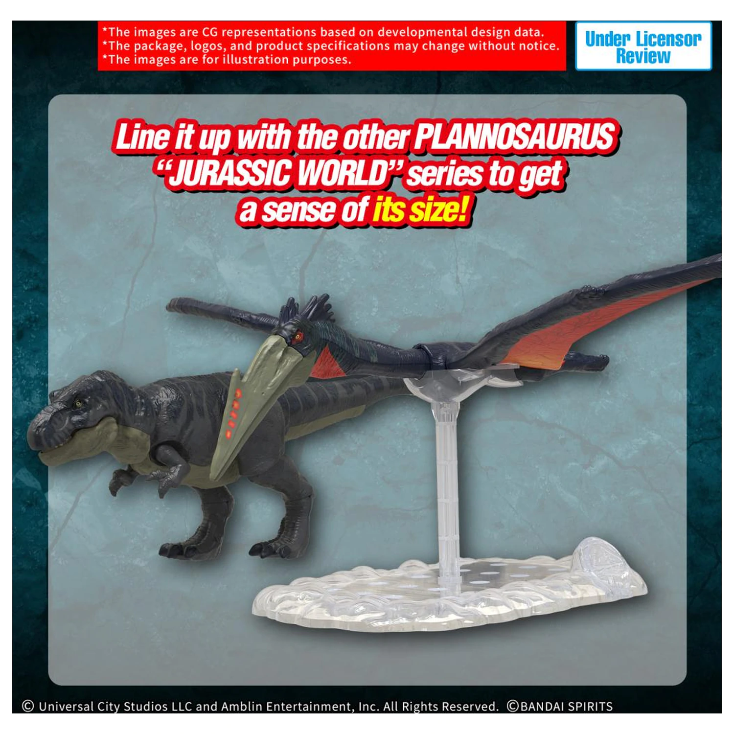 Plannosaurus Jurassic World Quetzalcoatlus Model Kit produktová fotografia