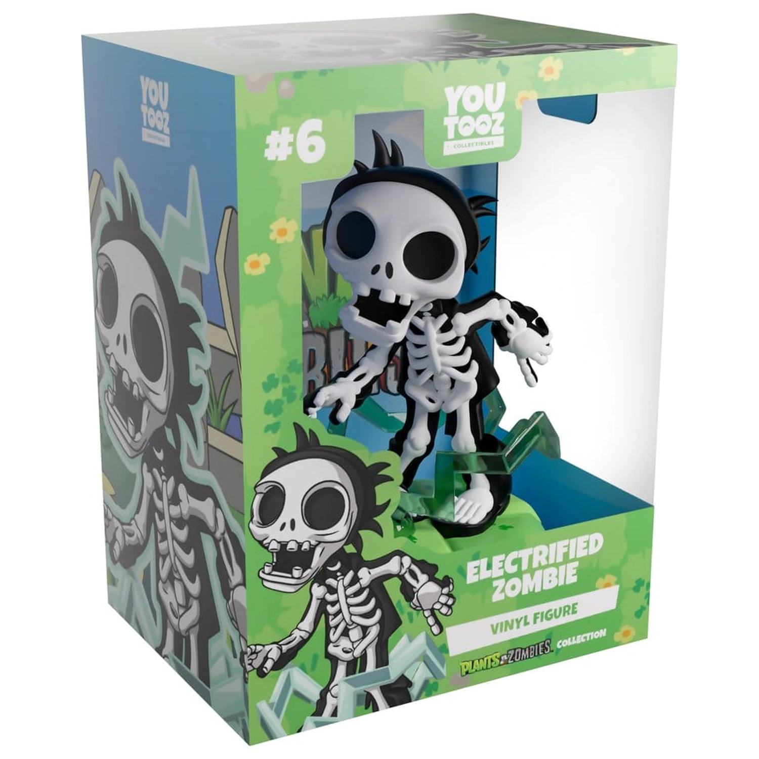Plants vs. Zombies Vinylová figúrka Electrified Zombie 12 cm produktová fotografia