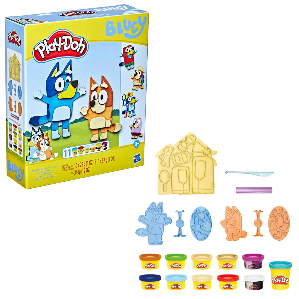 Play-Doh Bluey kostýmy produktová fotografia