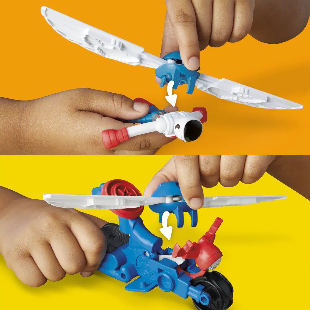 Play-Doh Marvel Captain America motorová kosačka produktová fotografia