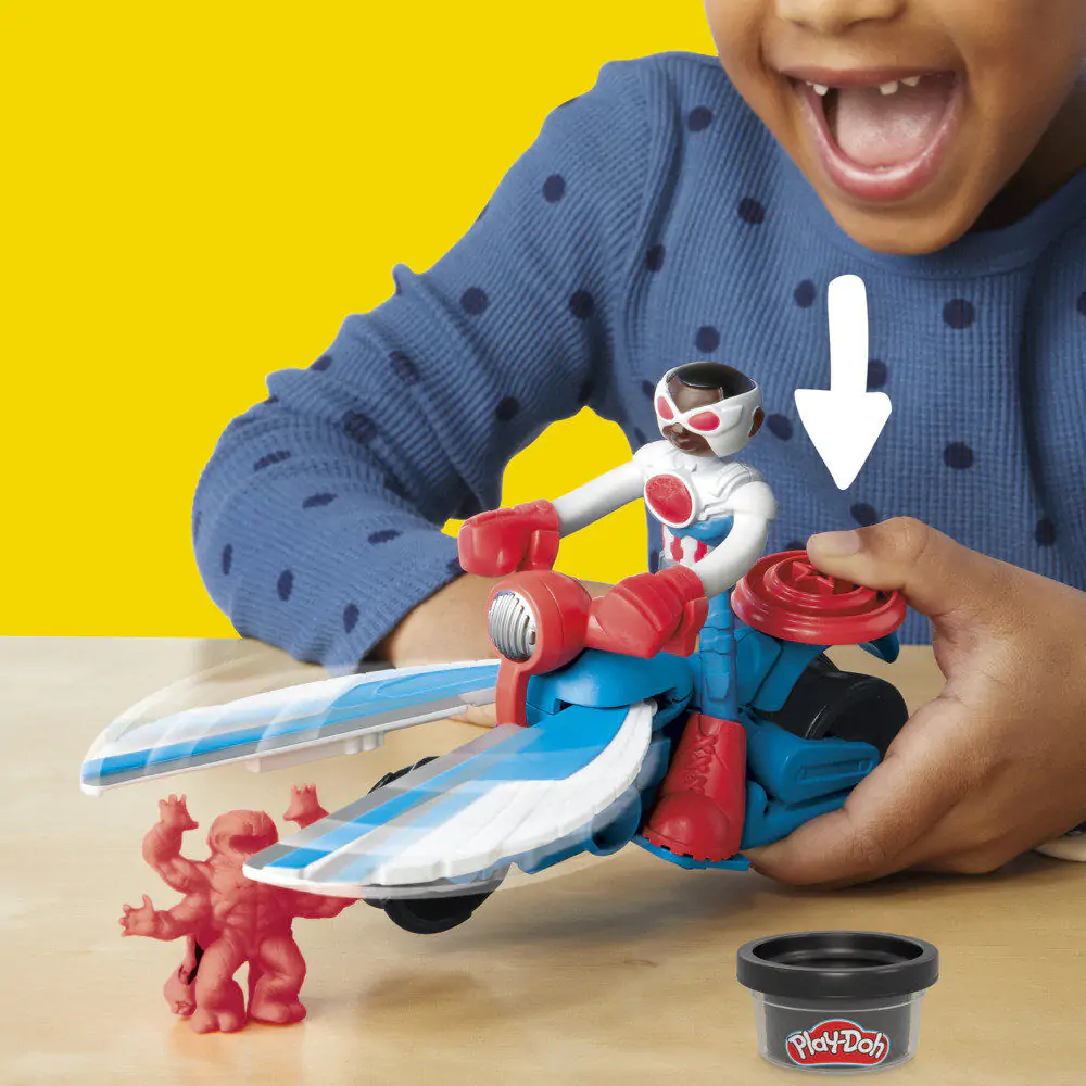 Play-Doh Marvel Captain America motorová kosačka produktová fotografia