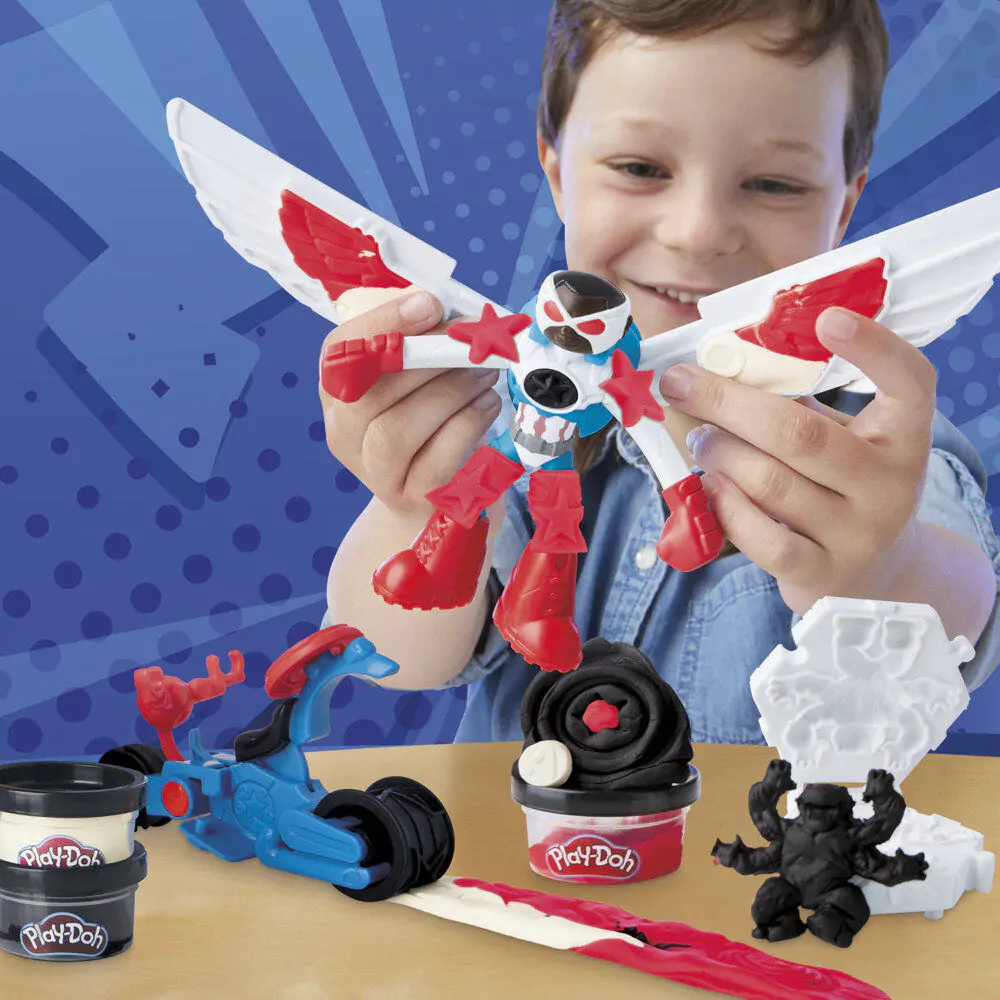 Play-Doh Marvel Captain America motorová kosačka produktová fotografia