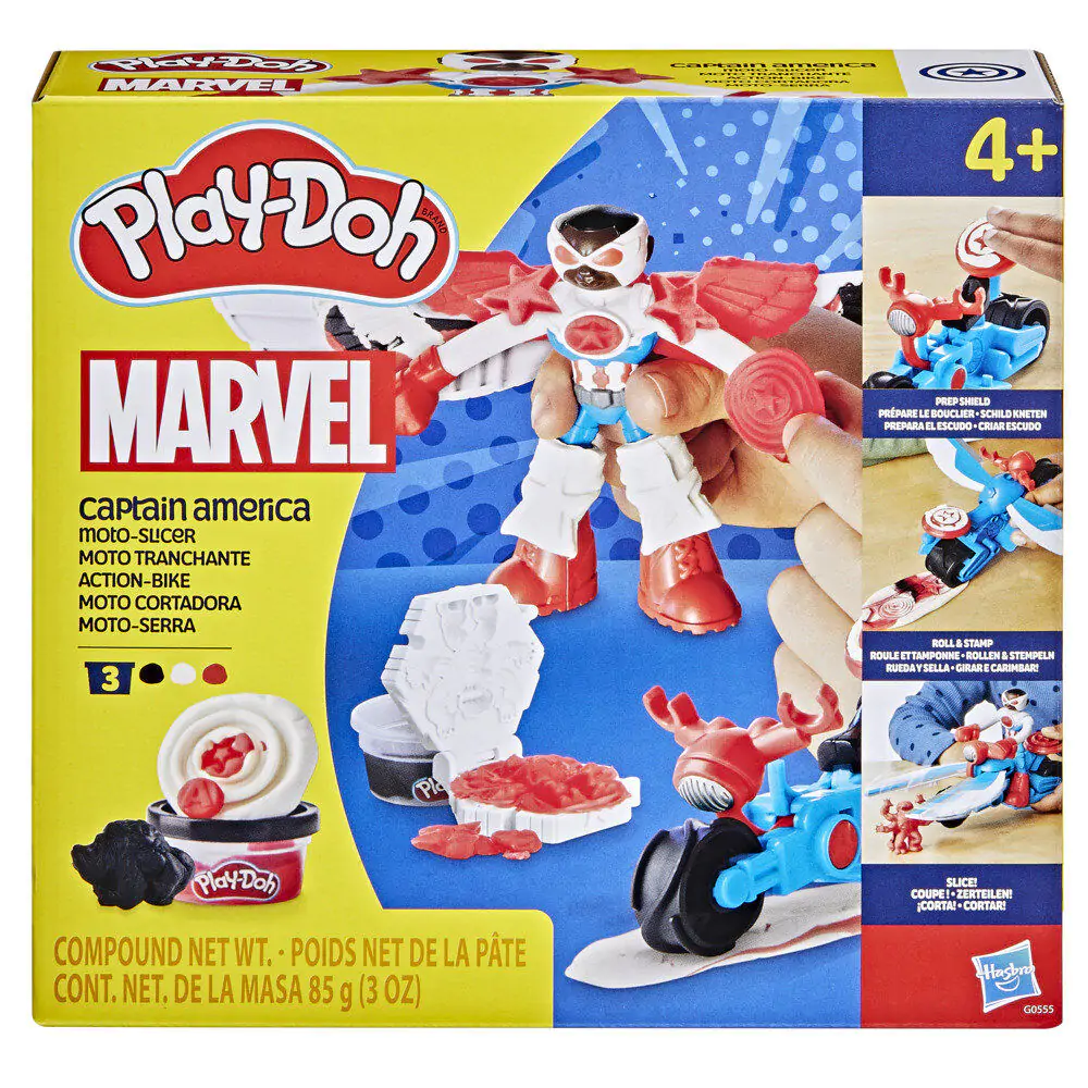 Play-Doh Marvel Captain America motorová kosačka produktová fotografia