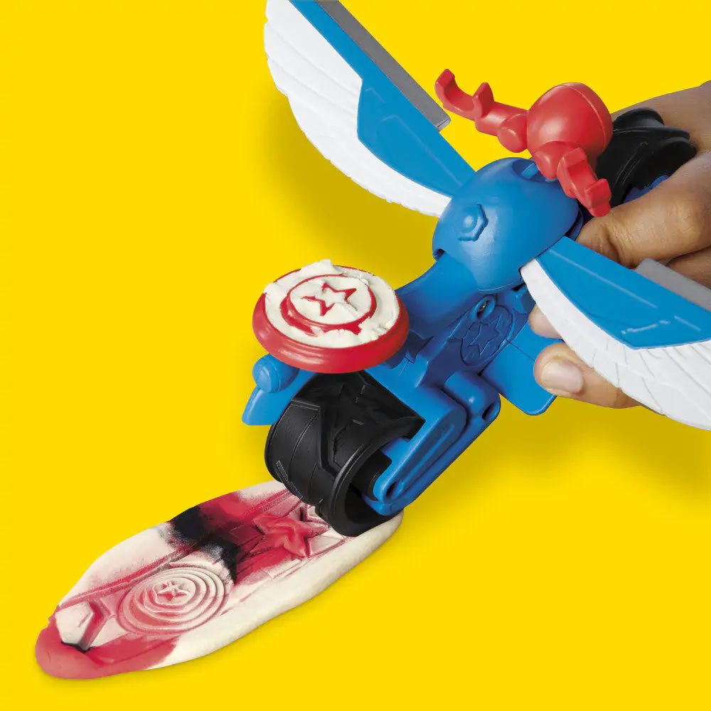 Play-Doh Marvel Captain America motorová kosačka produktová fotografia