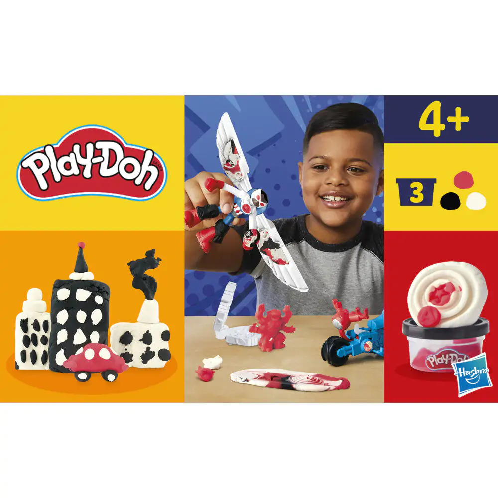 Play-Doh Marvel Captain America motorová kosačka produktová fotografia