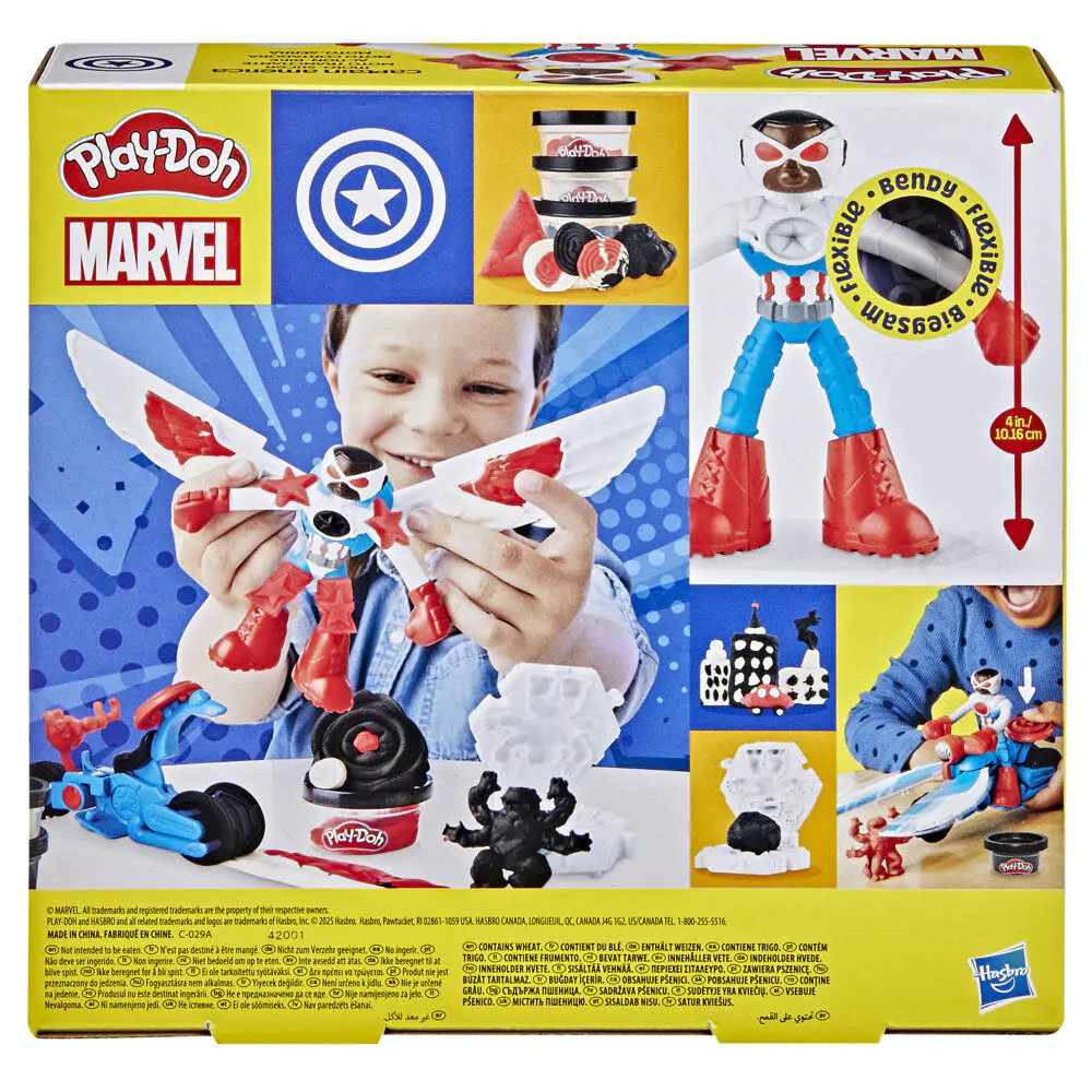 Play-Doh Marvel Captain America motorová kosačka produktová fotografia