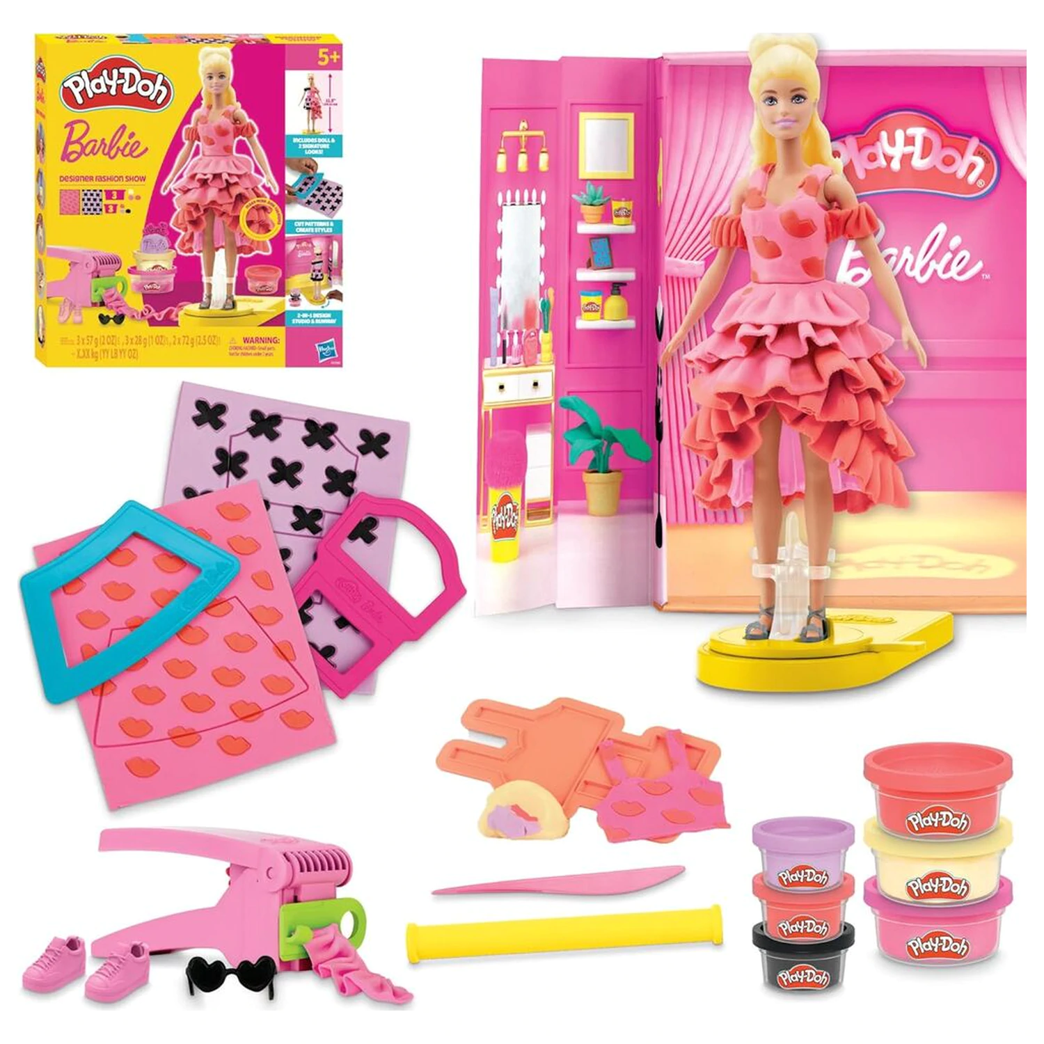 Play-Doh Barbie Designer Fashion show playset produktová fotografia