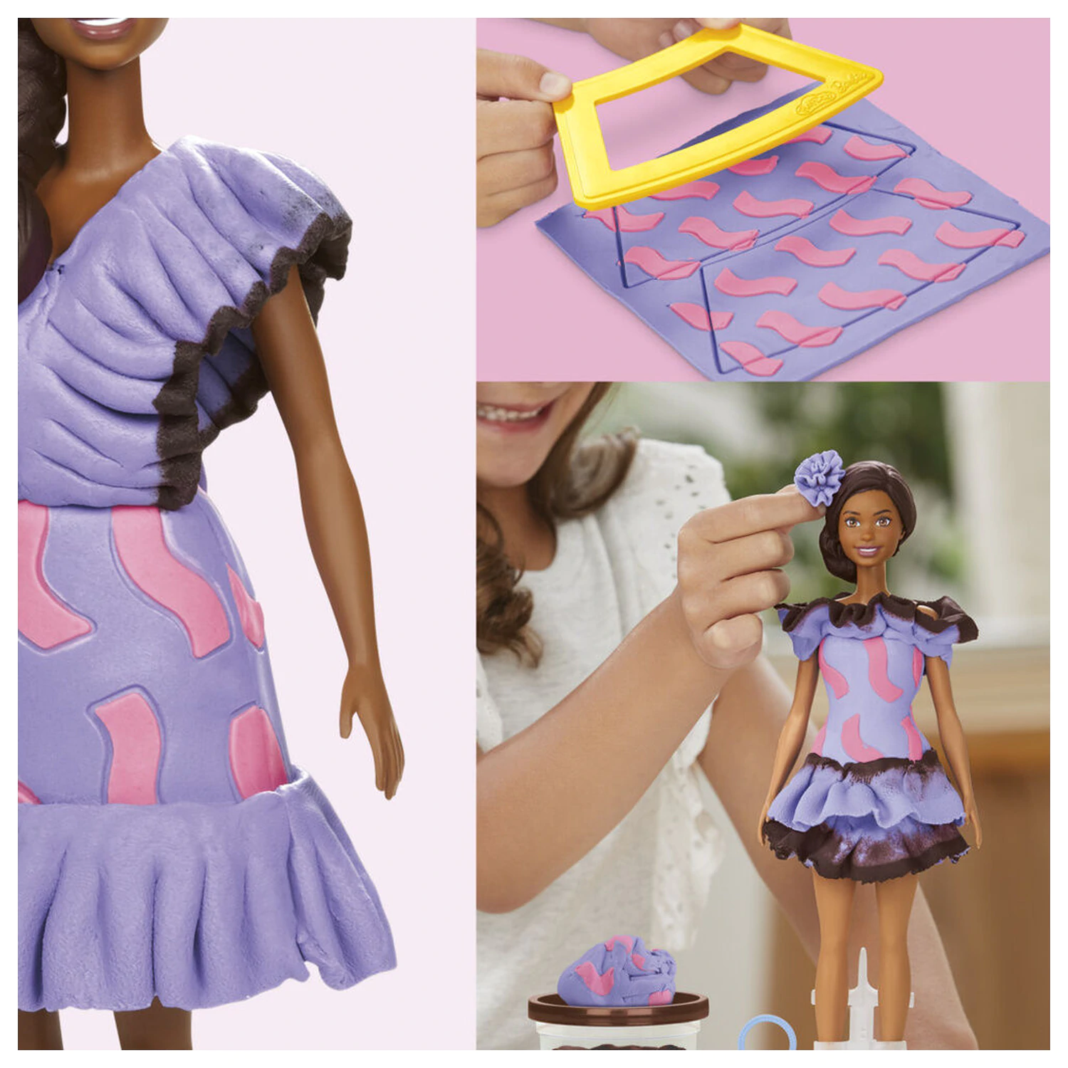 Play-Doh Barbie Fashionista Ruffles produktová fotografia