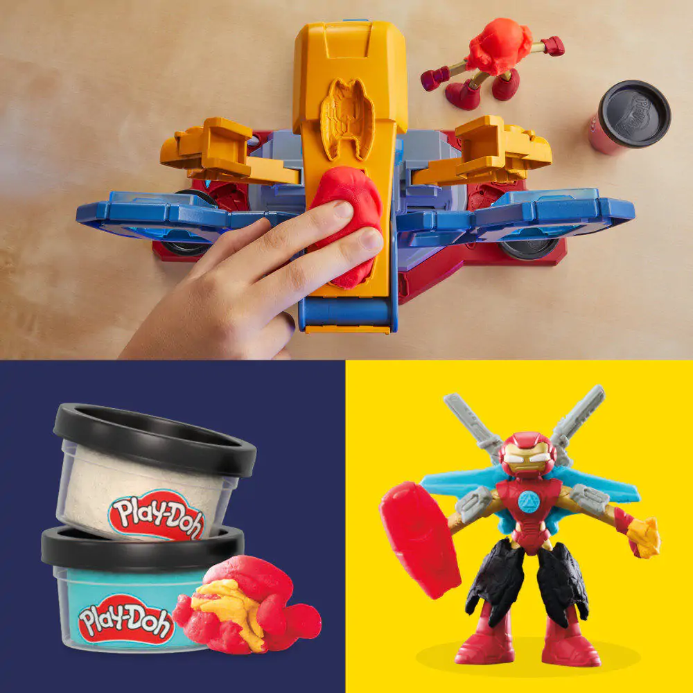 Play-Doh Marvel Iron Man Laboratórium na výrobu brnenia produktová fotografia