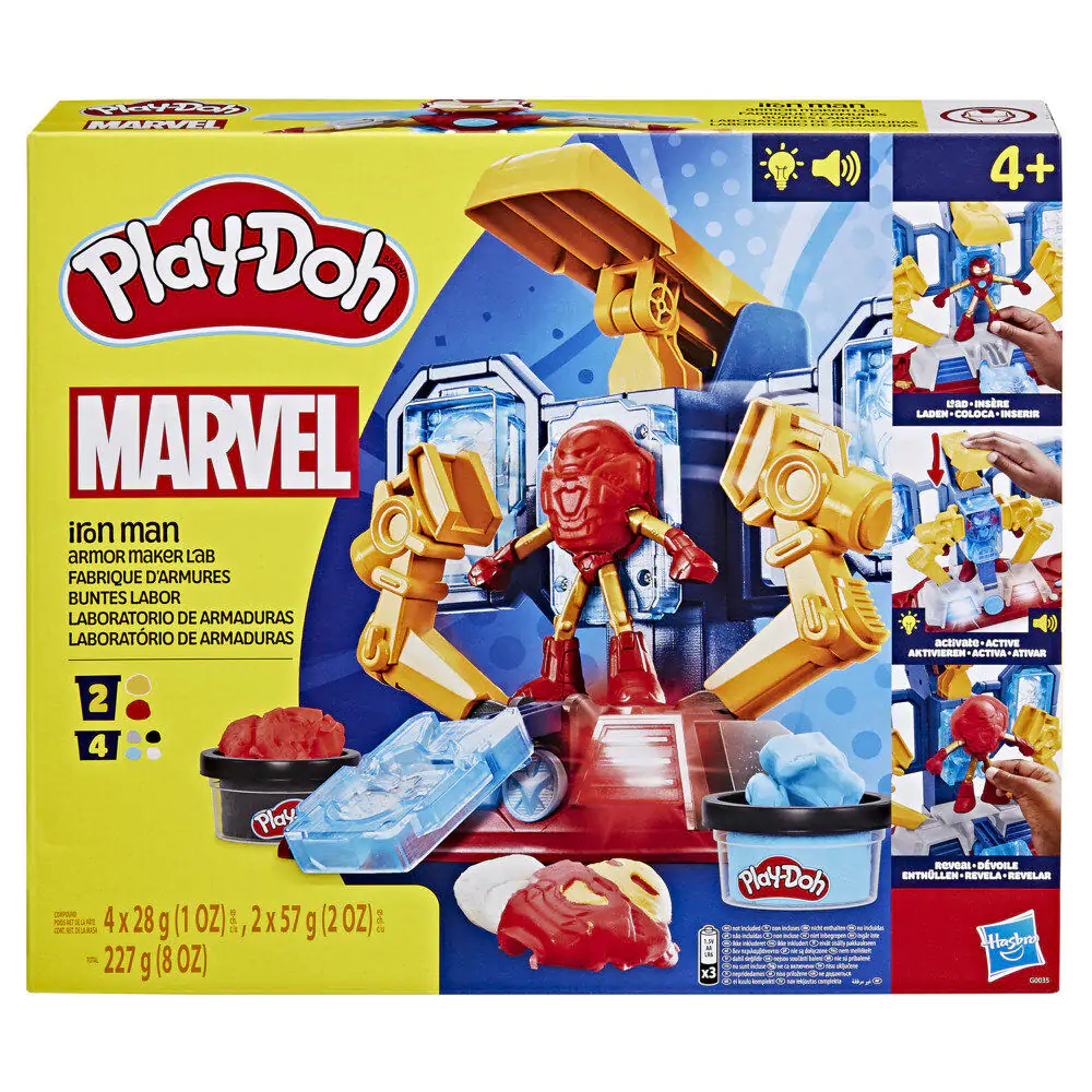 Play-Doh Marvel Iron Man Laboratórium na výrobu brnenia produktová fotografia