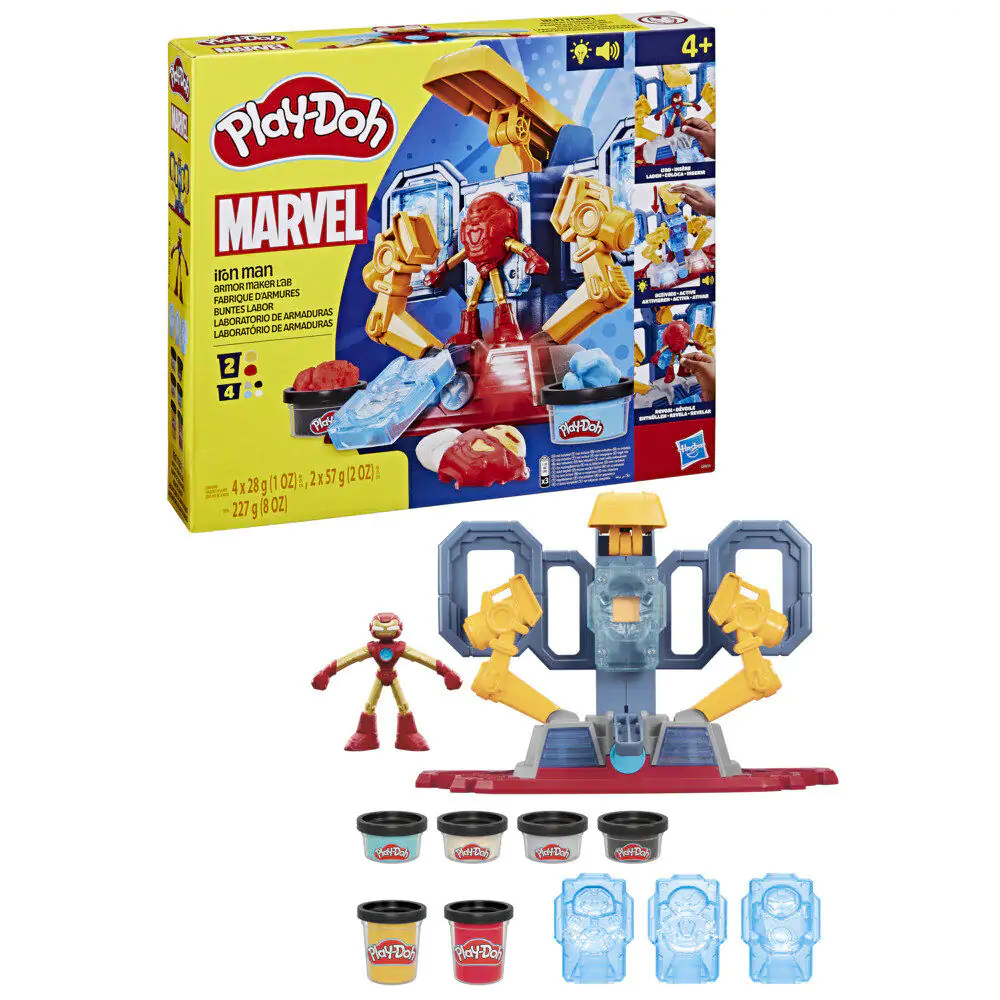 Play-Doh Marvel Iron Man Laboratórium na výrobu brnenia produktová fotografia