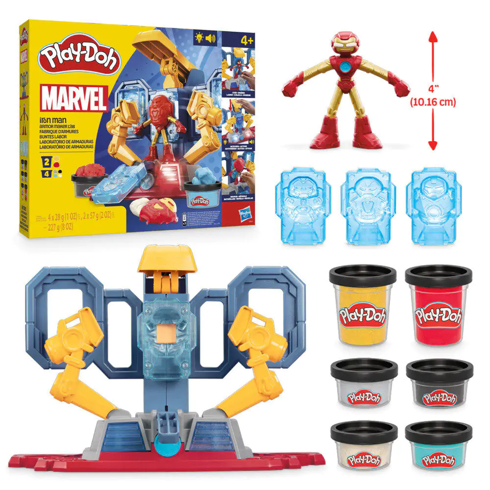 Play-Doh Marvel Iron Man Laboratórium na výrobu brnenia produktová fotografia