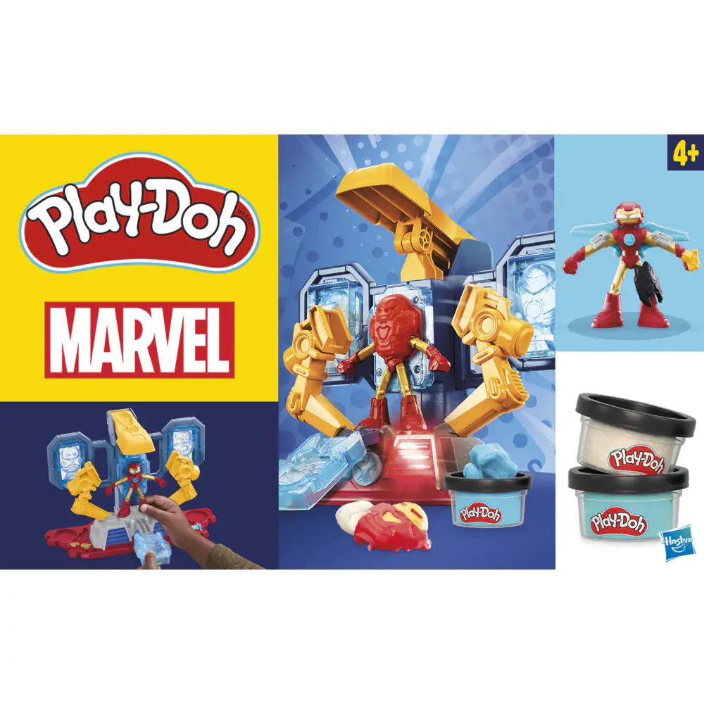 Play-Doh Marvel Iron Man Laboratórium na výrobu brnenia produktová fotografia