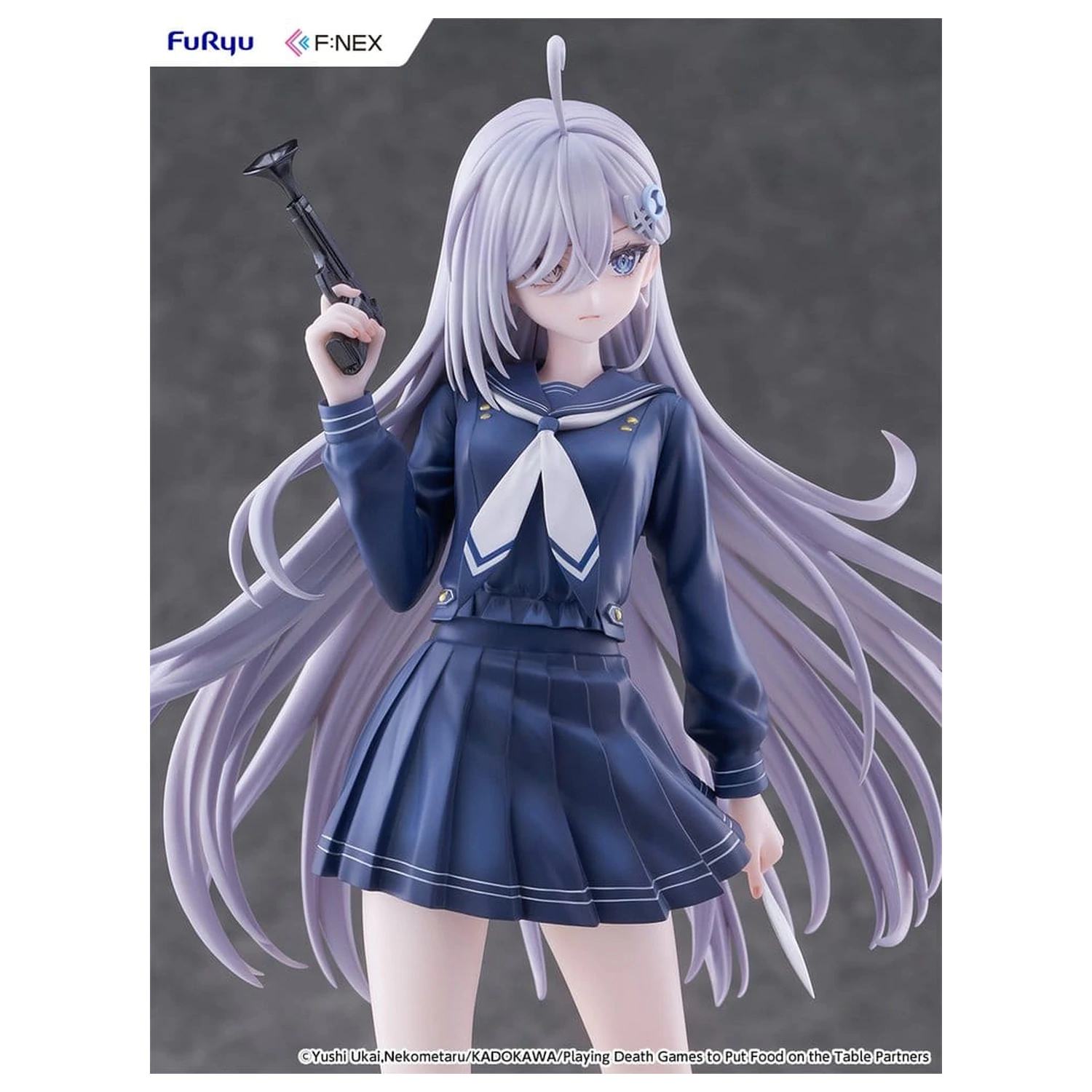 Playing Death Games to Put Food on the Table PVC figúrka 1/7 Yuki School Uniform Ver. 24 cm produktová fotografia