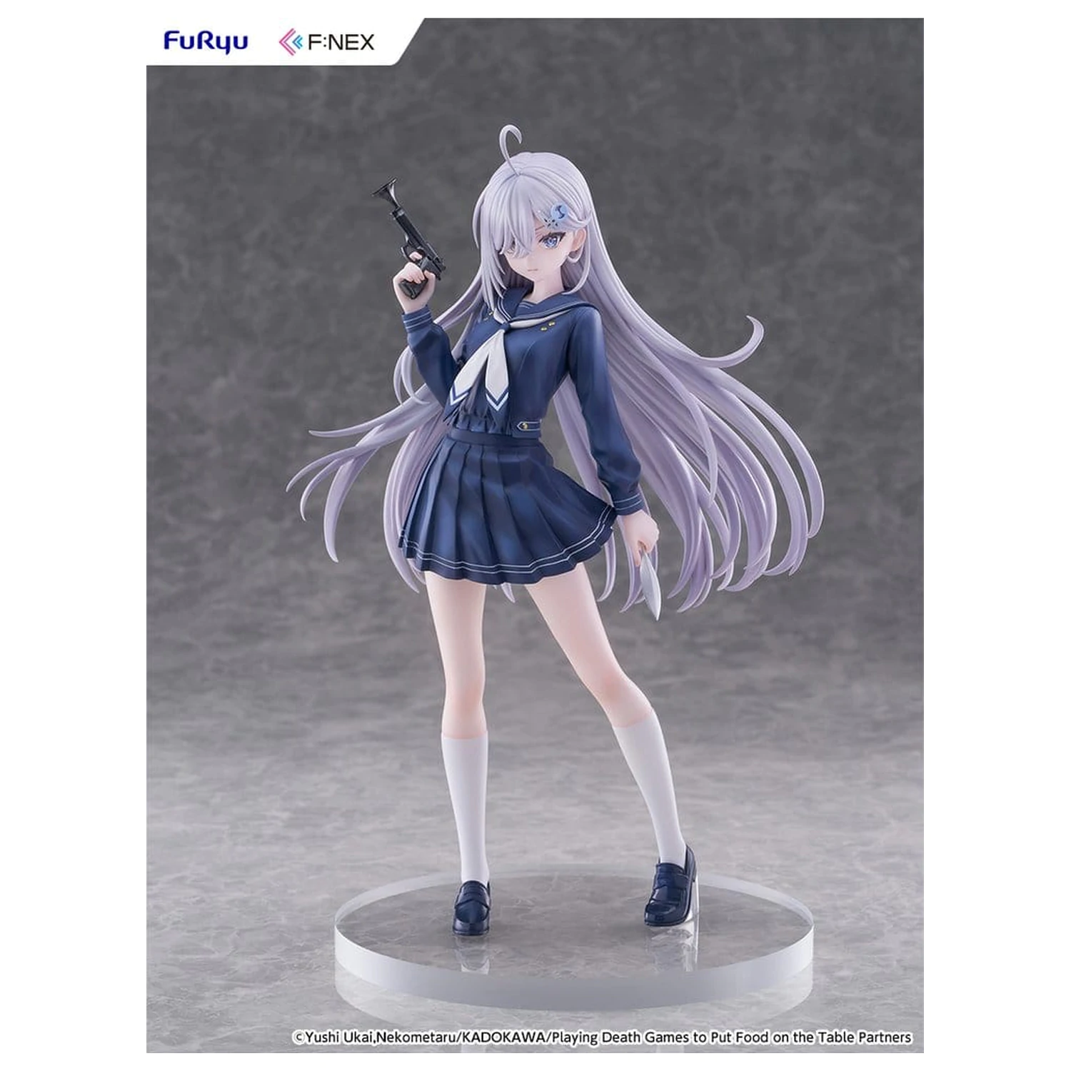 Playing Death Games to Put Food on the Table PVC figúrka 1/7 Yuki School Uniform Ver. 24 cm produktová fotografia