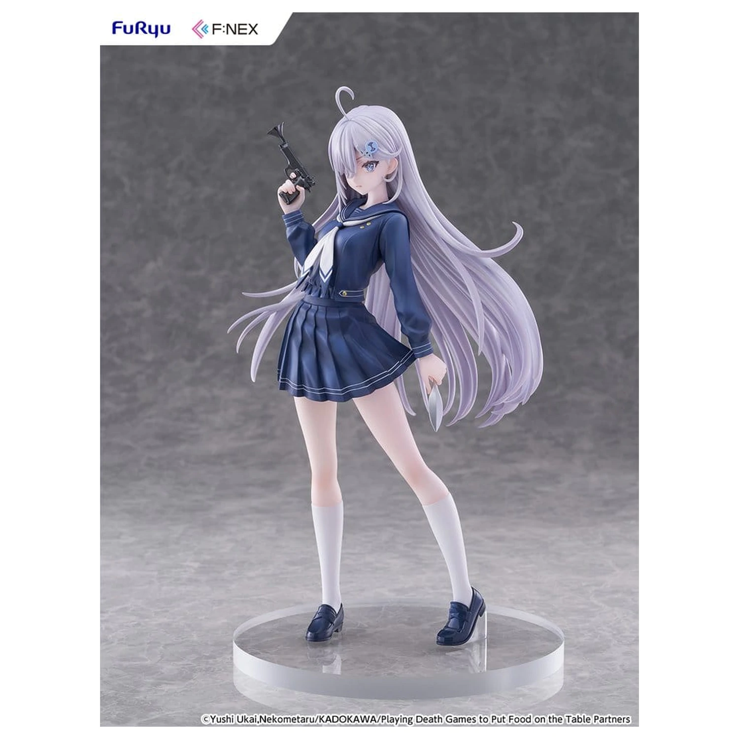 Playing Death Games to Put Food on the Table PVC figúrka 1/7 Yuki School Uniform Ver. 24 cm produktová fotografia