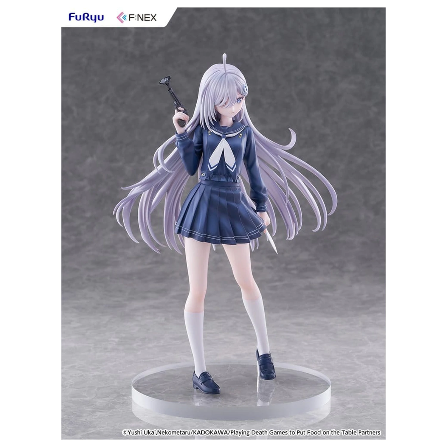 Playing Death Games to Put Food on the Table PVC figúrka 1/7 Yuki School Uniform Ver. 24 cm produktová fotografia
