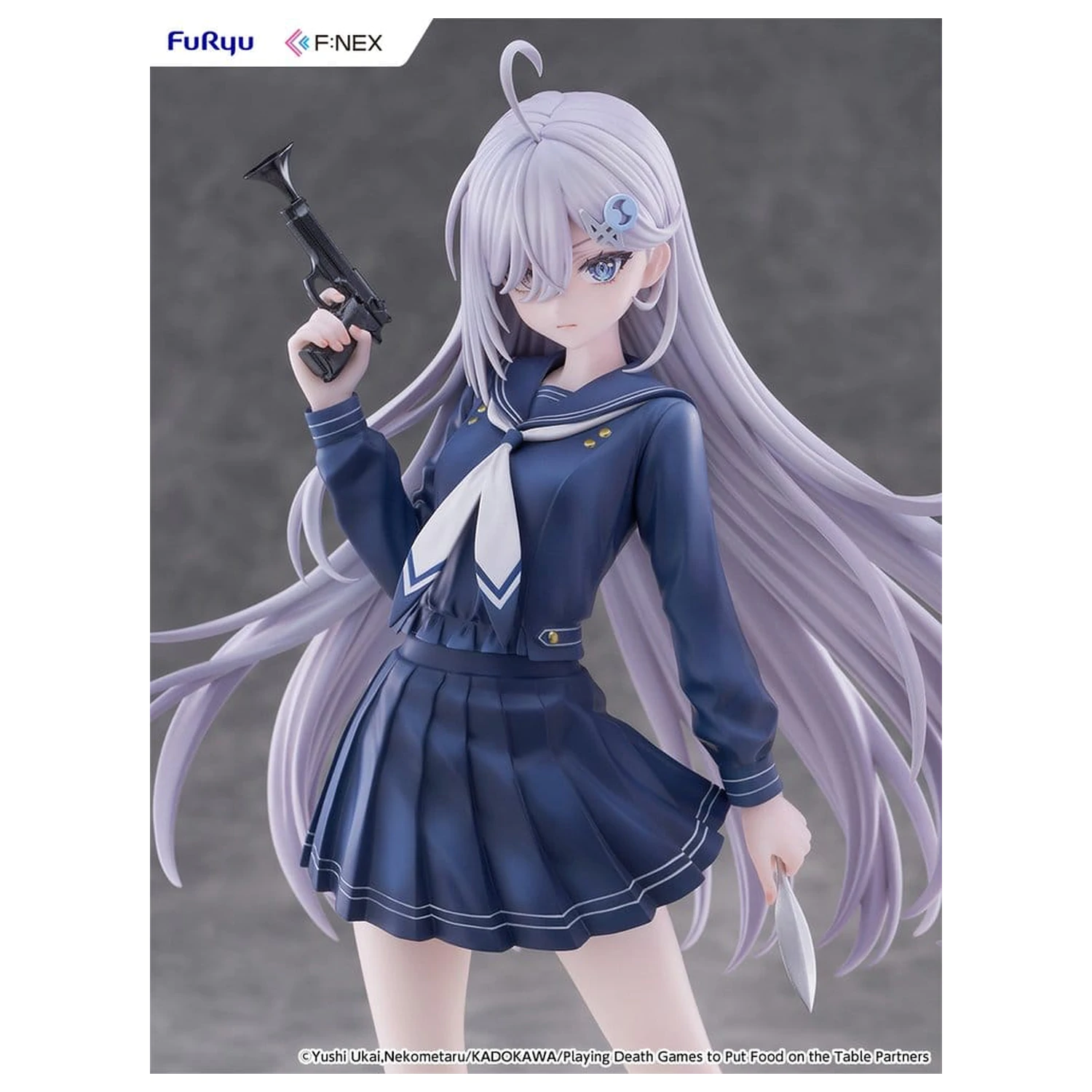Playing Death Games to Put Food on the Table PVC figúrka 1/7 Yuki School Uniform Ver. 24 cm produktová fotografia
