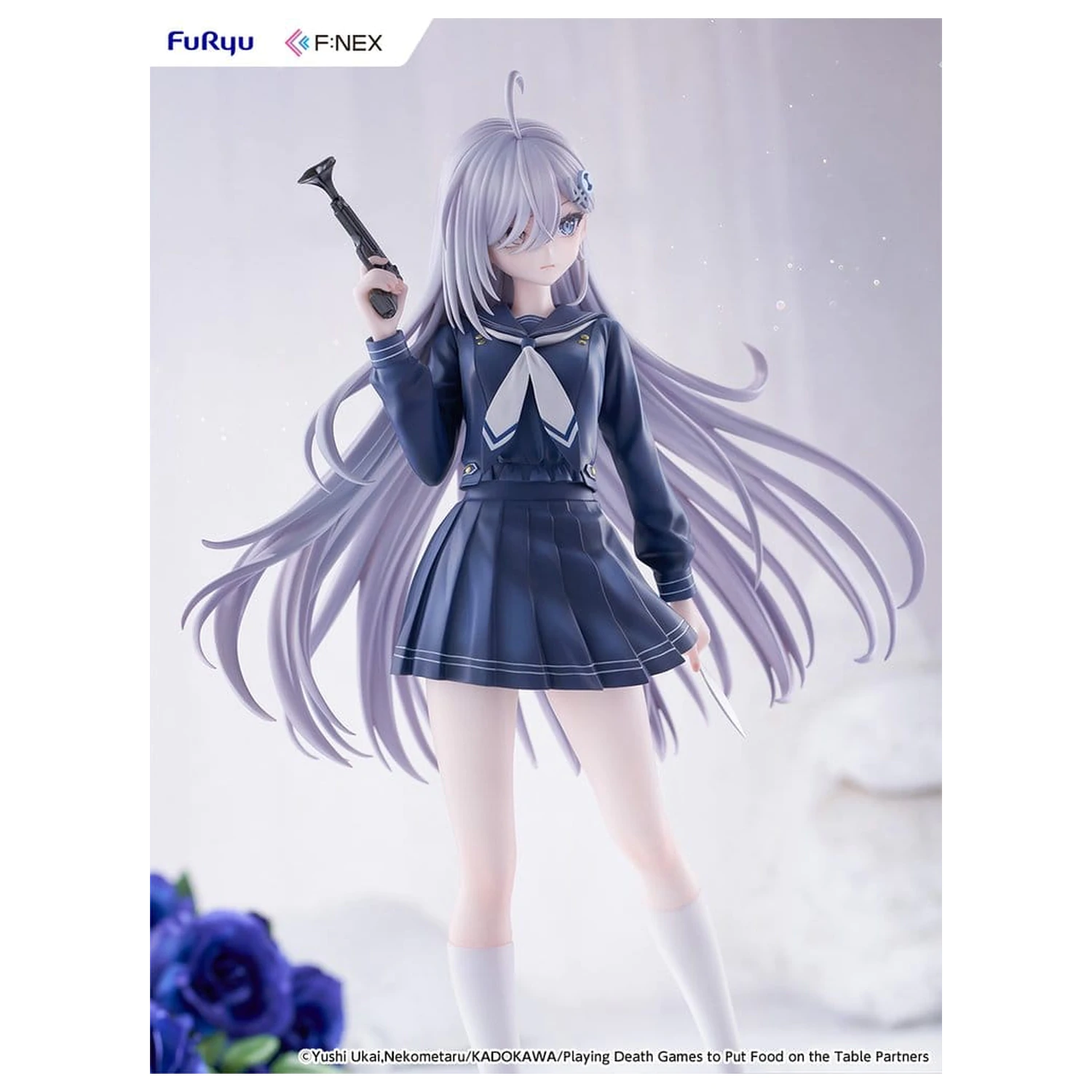 Playing Death Games to Put Food on the Table PVC figúrka 1/7 Yuki School Uniform Ver. 24 cm produktová fotografia
