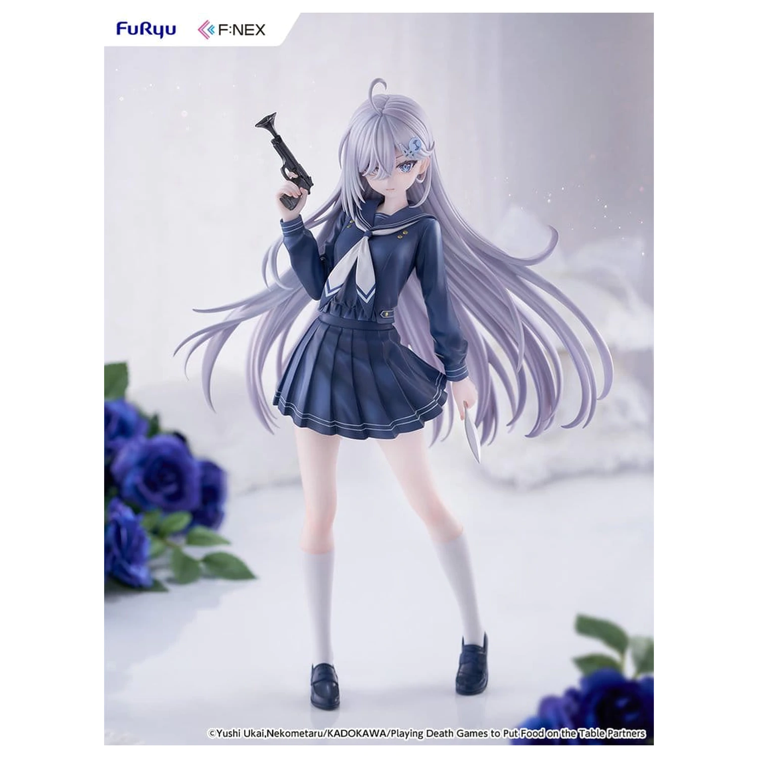 Playing Death Games to Put Food on the Table PVC figúrka 1/7 Yuki School Uniform Ver. 24 cm produktová fotografia