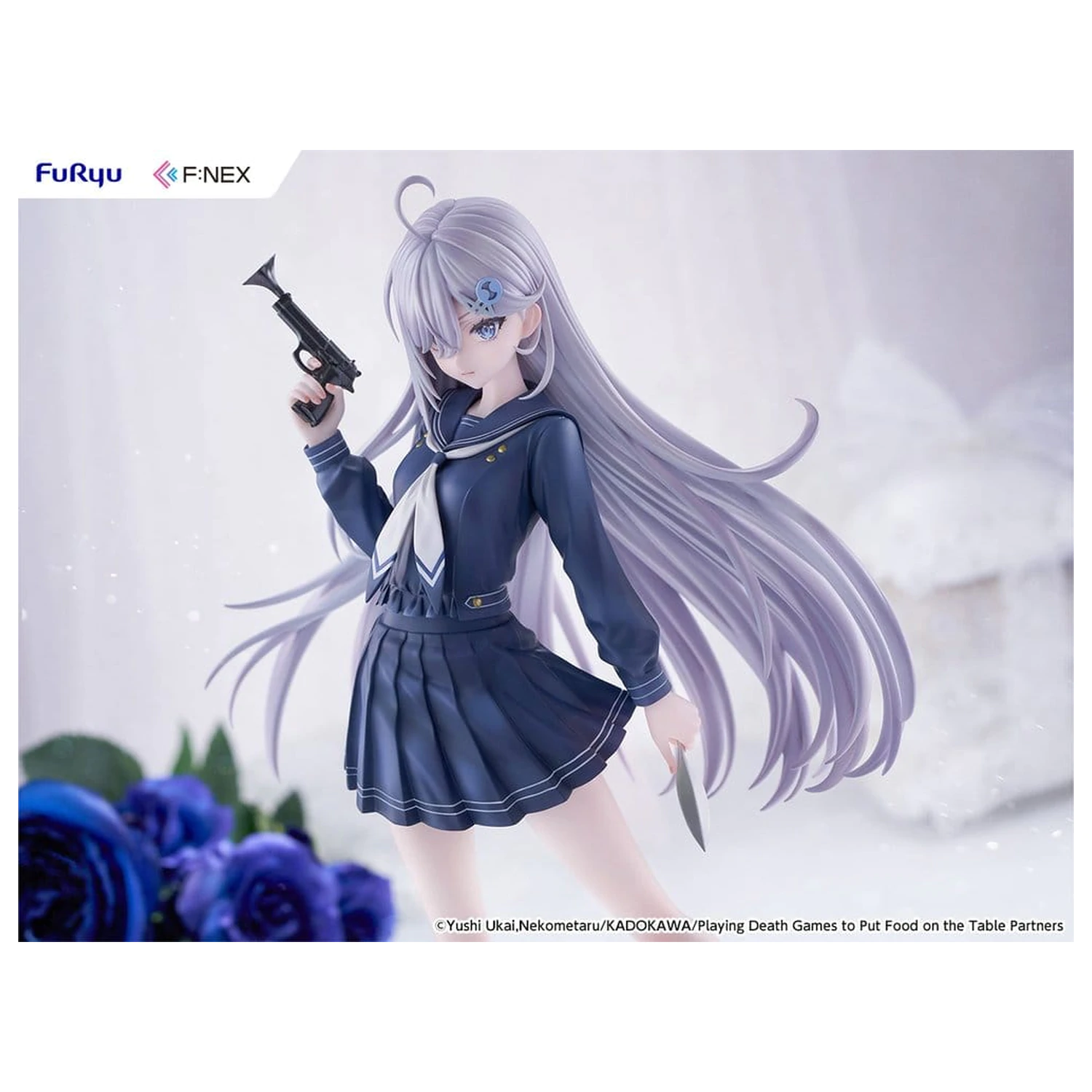 Playing Death Games to Put Food on the Table PVC figúrka 1/7 Yuki School Uniform Ver. 24 cm produktová fotografia
