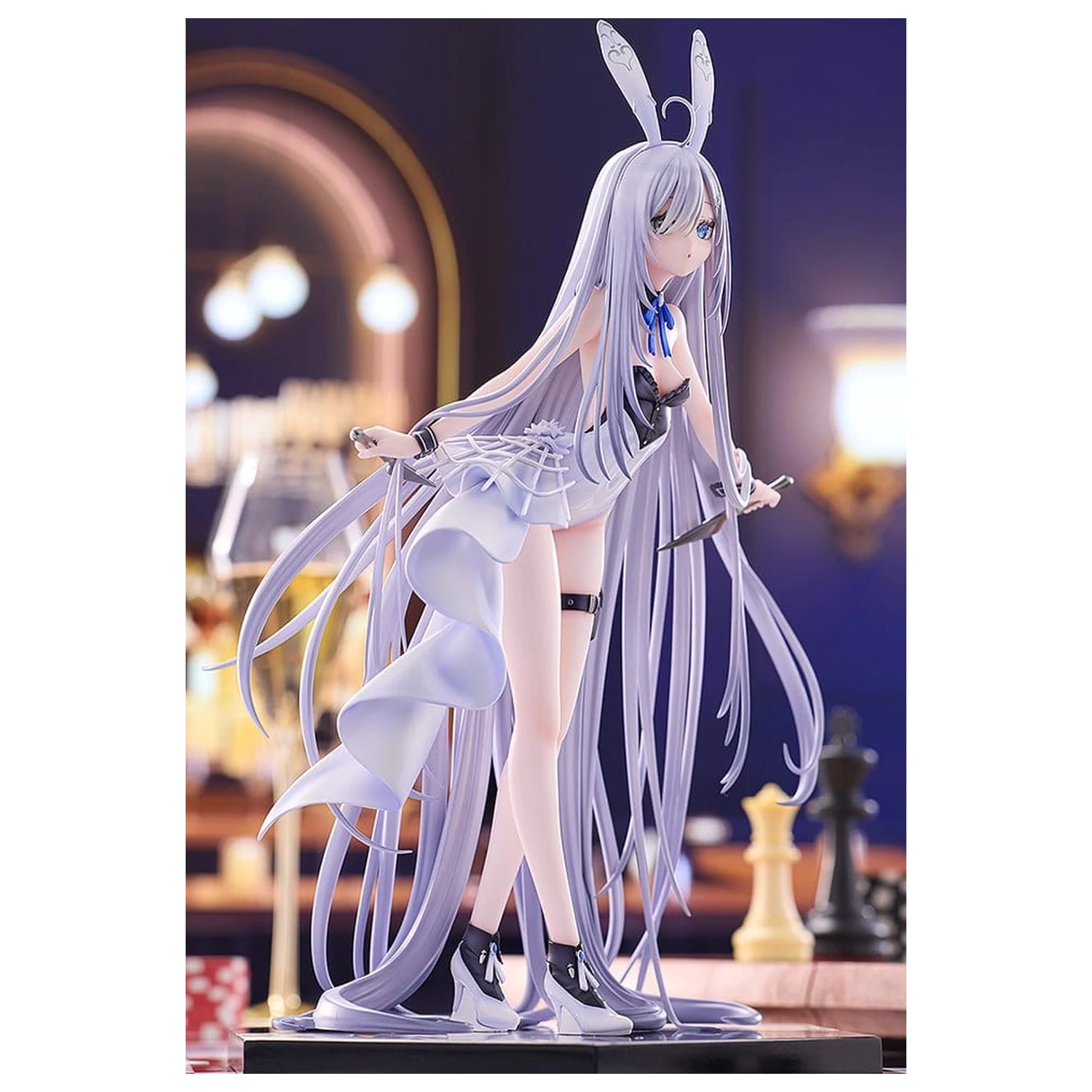 Playing Death Games to Put Food on the Table Wolf PVC socha 1/7 Holo Light Novel bunny Ver. illustration by Jyuu Ayakura 23 cm produktová fotografia