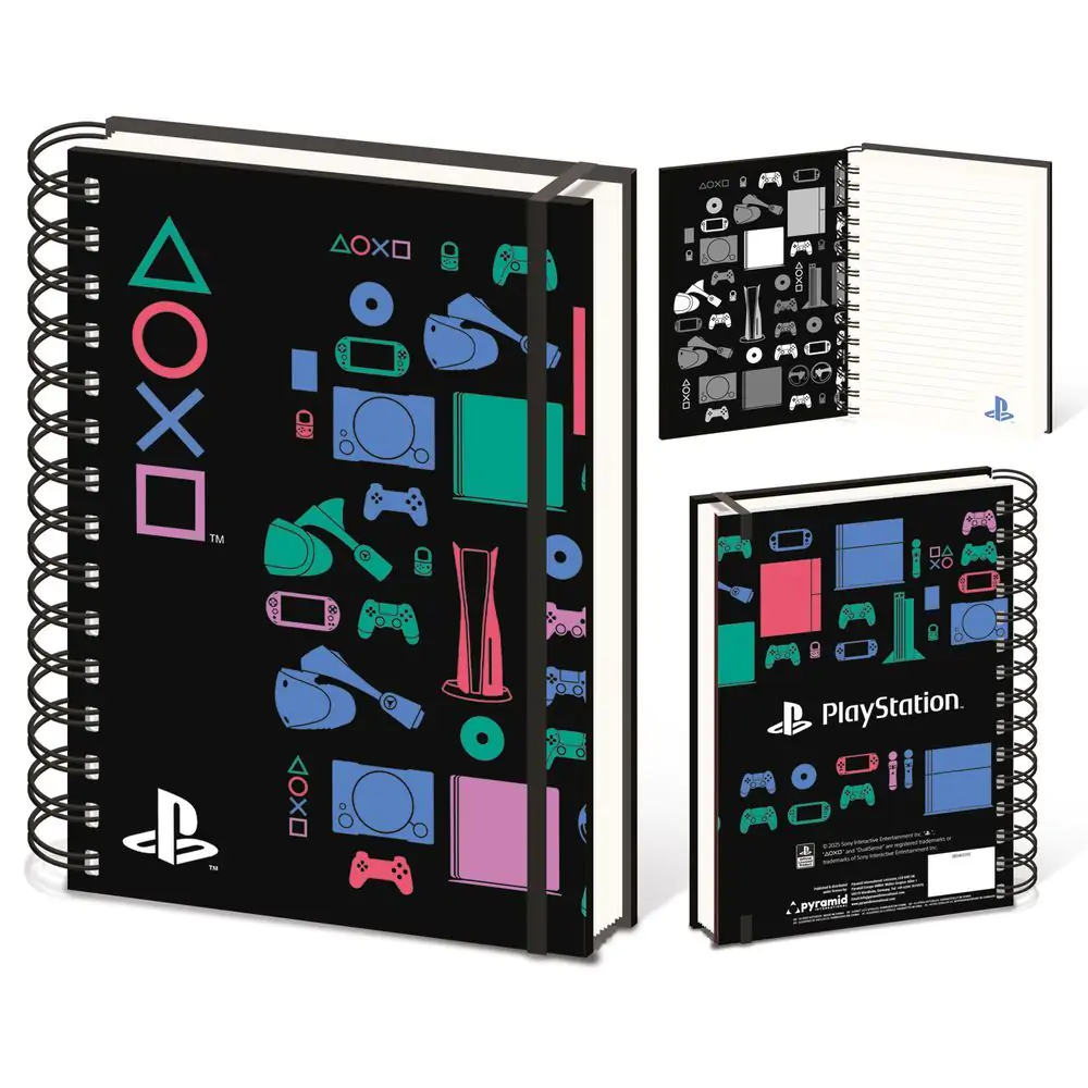 PlayStation A5 zápisník produktová fotografia