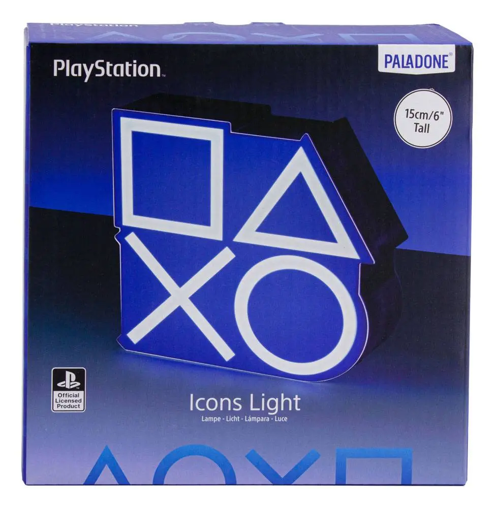 Playstation krabicové svetlo ikony 15 cm produktová fotografia