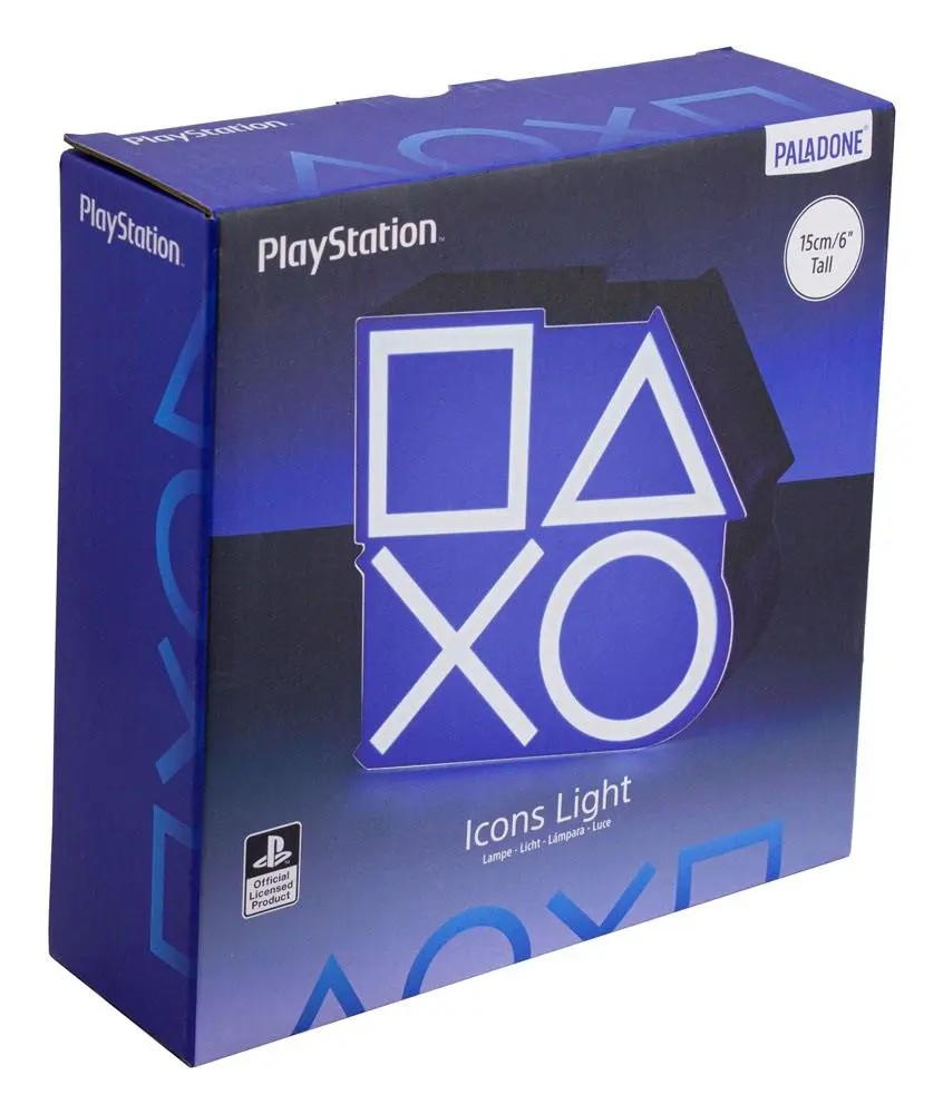 Playstation krabicové svetlo ikony 15 cm produktová fotografia