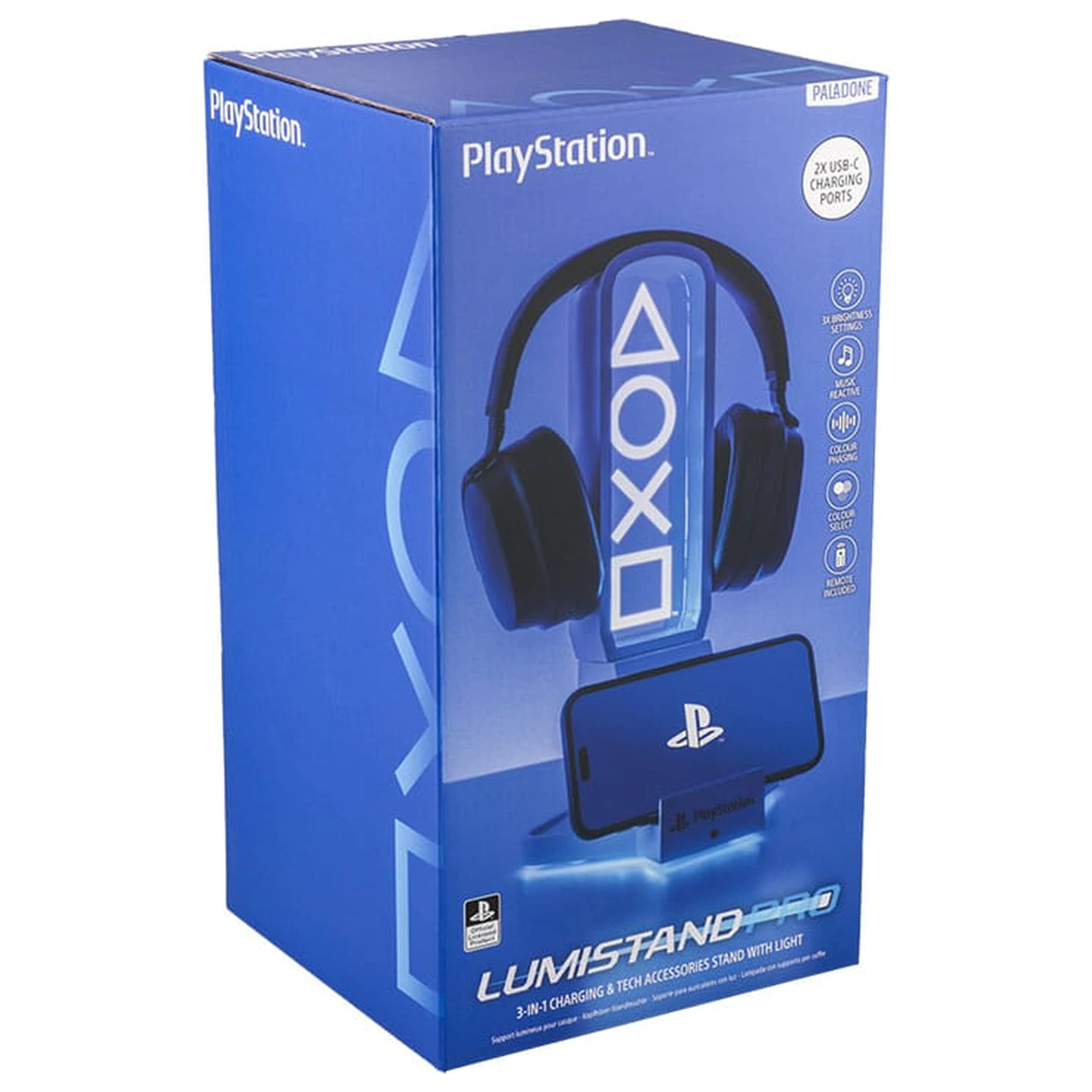 Playstation Stojan na slúchadlá na stôl so svetlom 30 cm produktová fotografia
