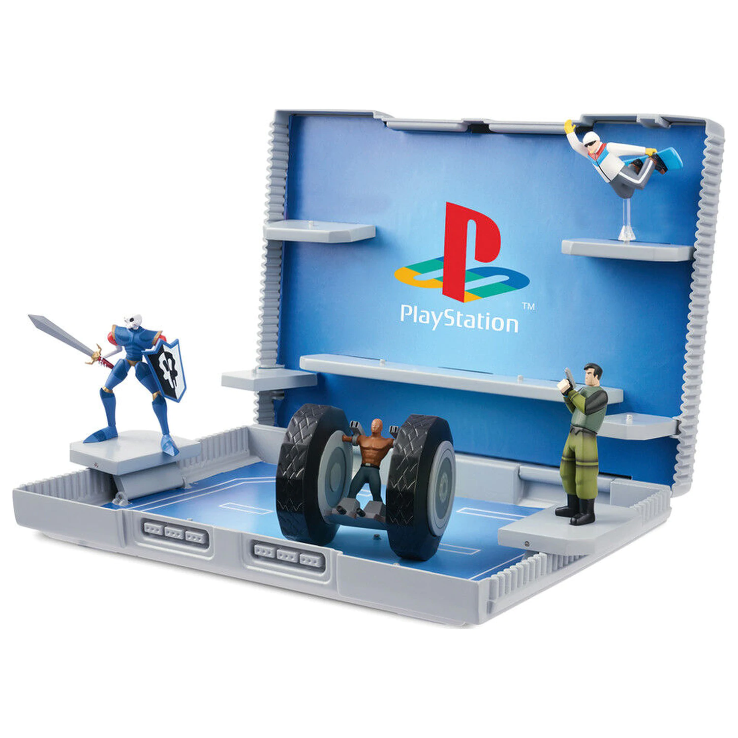 PlayStation Heroe Boss Diorama produktová fotografia
