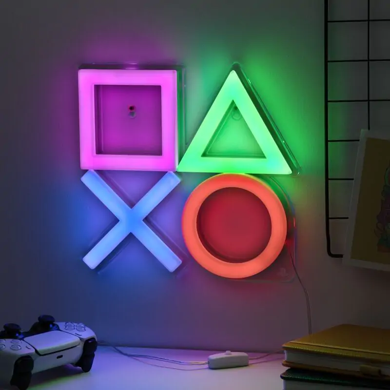 PlayStation LED nástenné svietidlo produktová fotografia