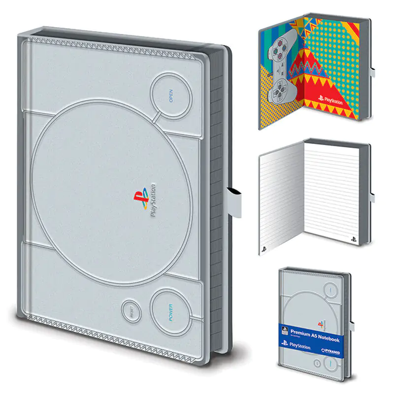 PlayStation PS1 Premium A5 zápisník produktová fotografia