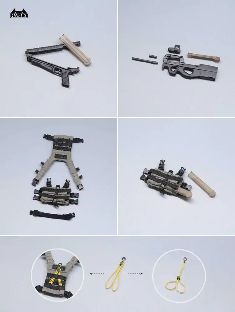 Pocket Art Akčná figúrka 1/12 PA006 Reizei Hiyo the Security 15 cm produktová fotografia