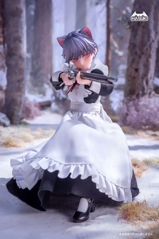 Vrecková akčná figúrka Pocket Art Action 1/12 PA010 Maid Gunner FKEY 15 cm produktová fotografia