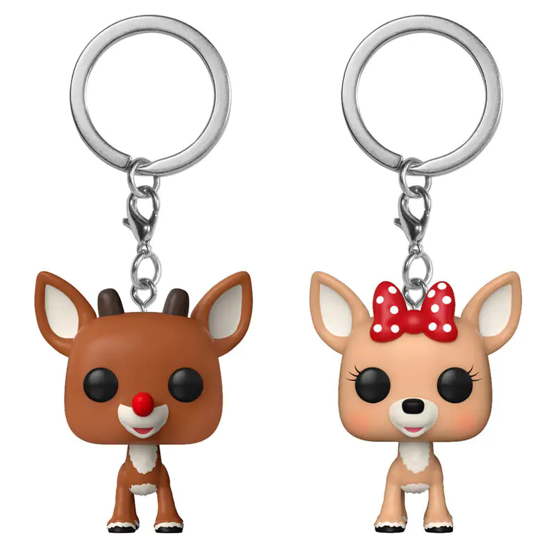 Pocket POP balenie 2 ks kľúčenky Disney Rudolph - Rudolph & Clarice termékfotó