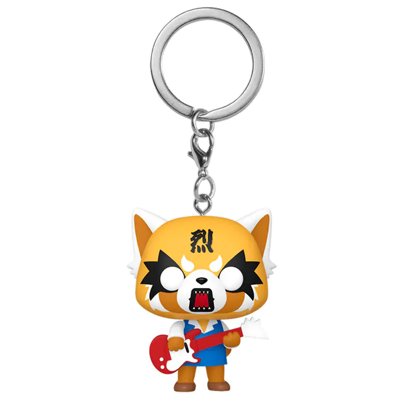 Kľúčenka Pocket Funko POP Aggretsuko - Aggretsuko s gitarou termékfotó