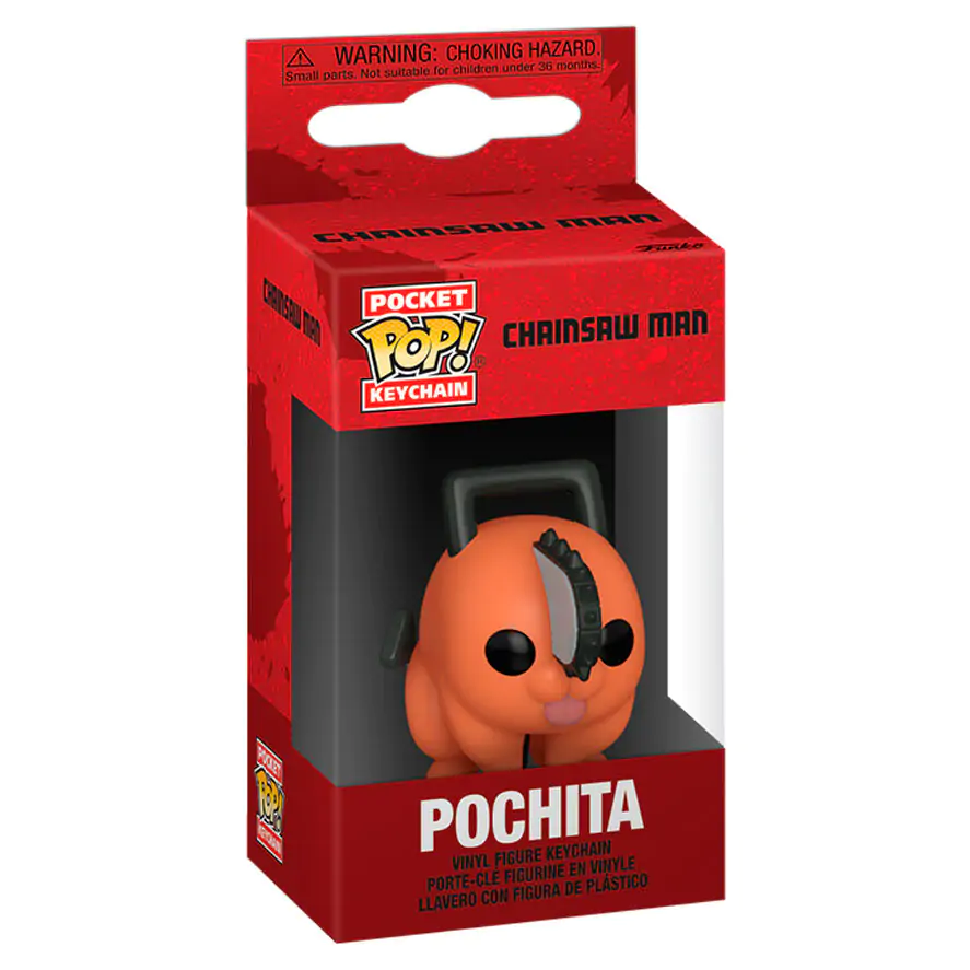 Pocket Funko POP Keychain Chainsaw Man Pochita termékfotó