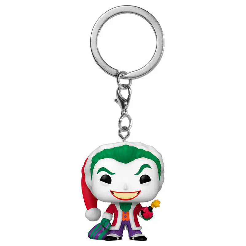 Pocket POP Prívesok na kľúče DC Comics Holiday The Joker Exclusive termékfotó